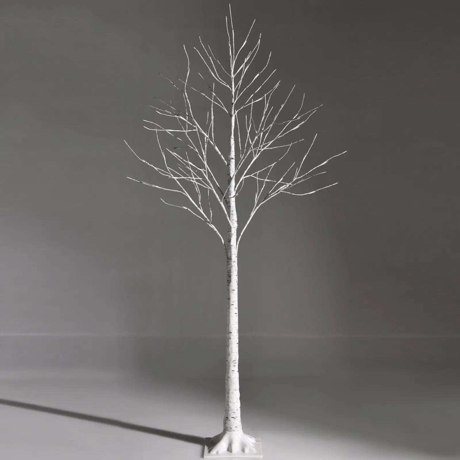 5 Feet Pre-lit White Twig Birch Tree with 72 LED Lights for Christmas by DirectDeals