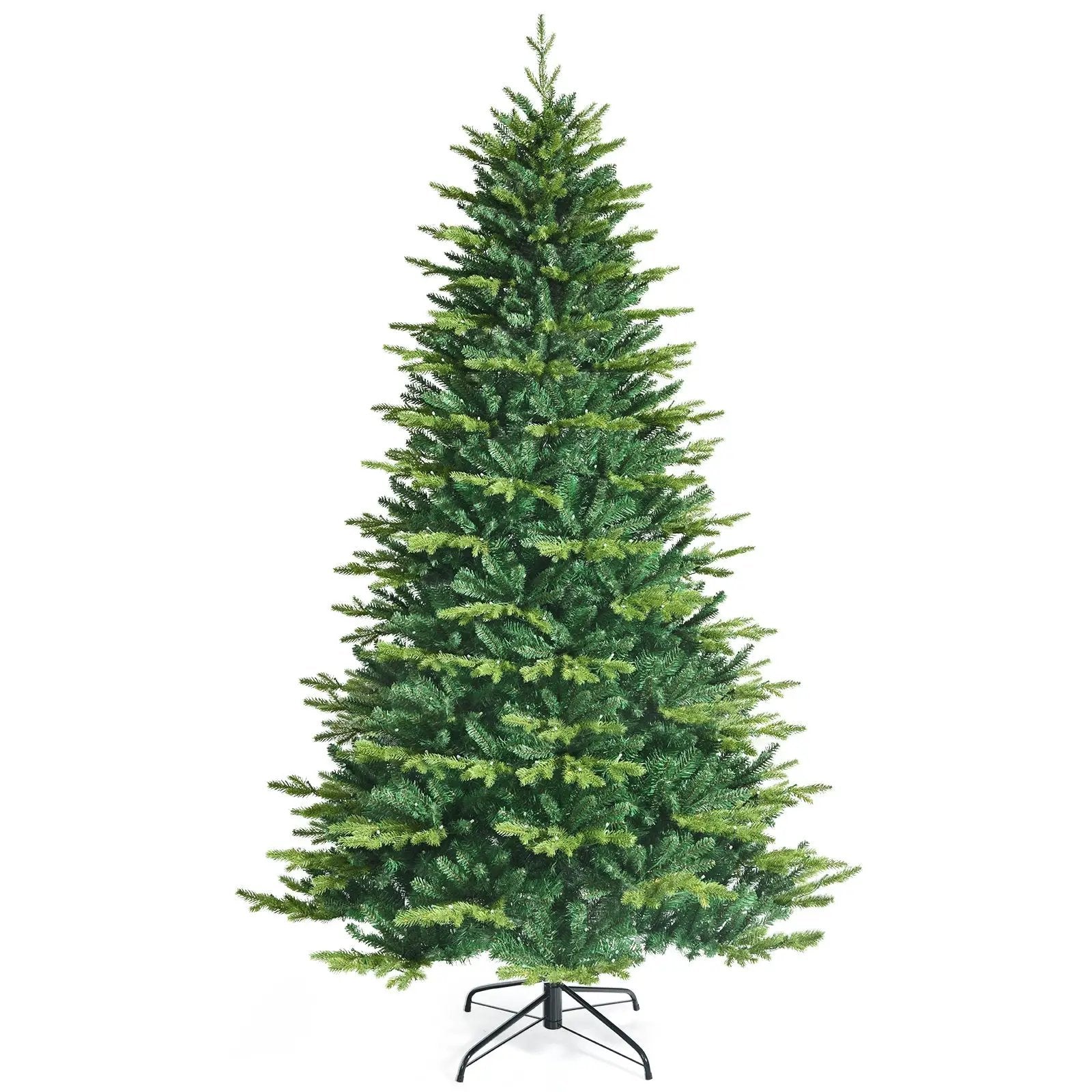 Pre-lit Artificial Hinged Christmas Tree with APP Controlled LED Lights by DirectDeals