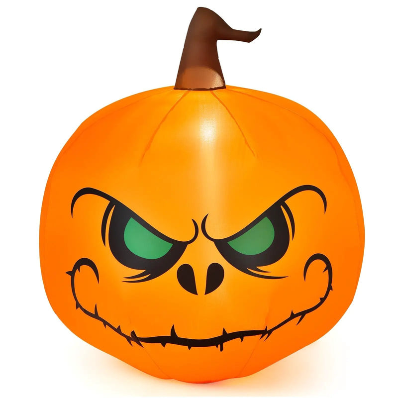 4 Feet Halloween Inflatable Pumpkin with Build-in LED Light by DirectDeals