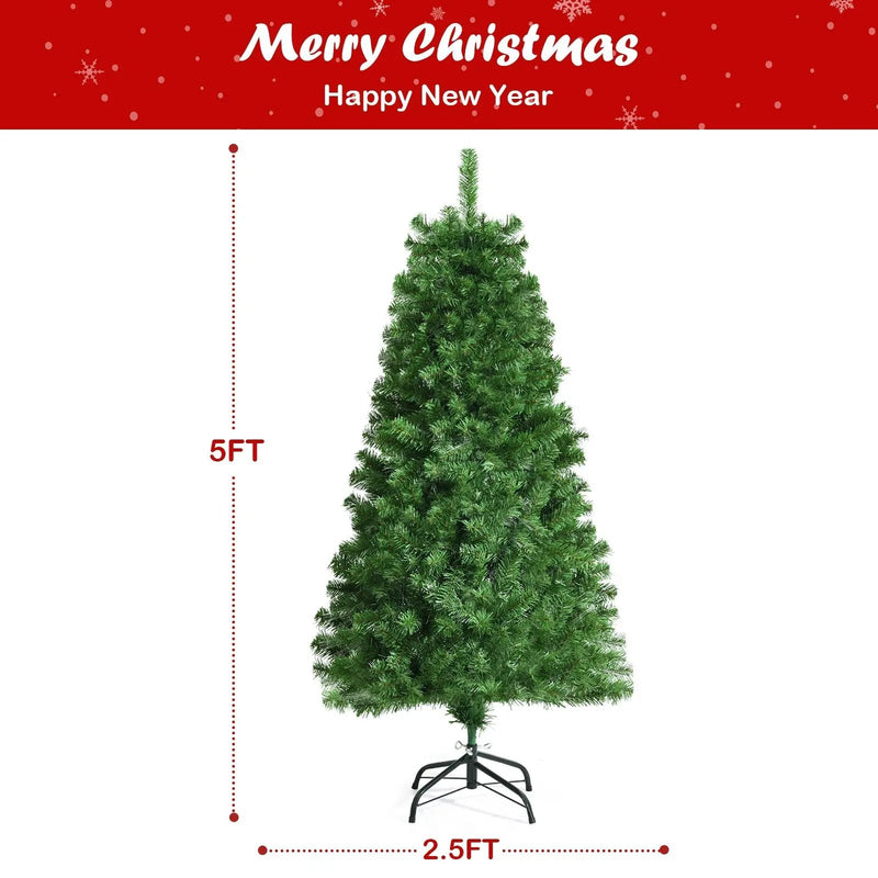 Pre-lit Multi-Colored Fiber Optic Spruce Artificial Christmas Tree by DirectDeals