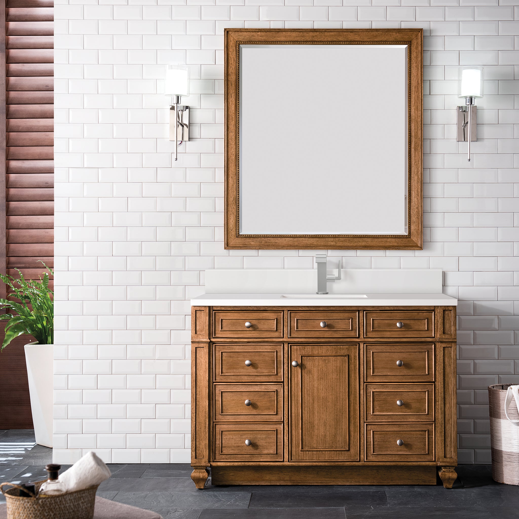 James Martin Bristol 48" Single Bathroom Vanity, Saddle Brown, view 30