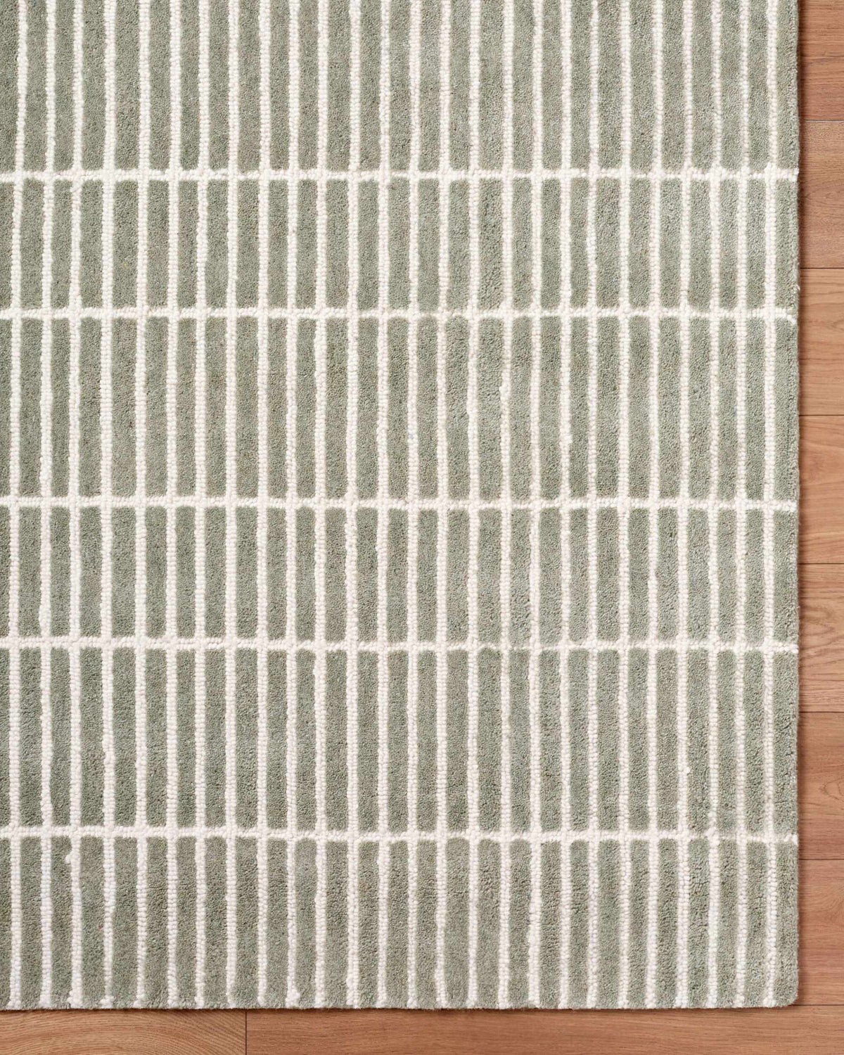 Finial Olive Wool Area Rug, photo 10 of 11