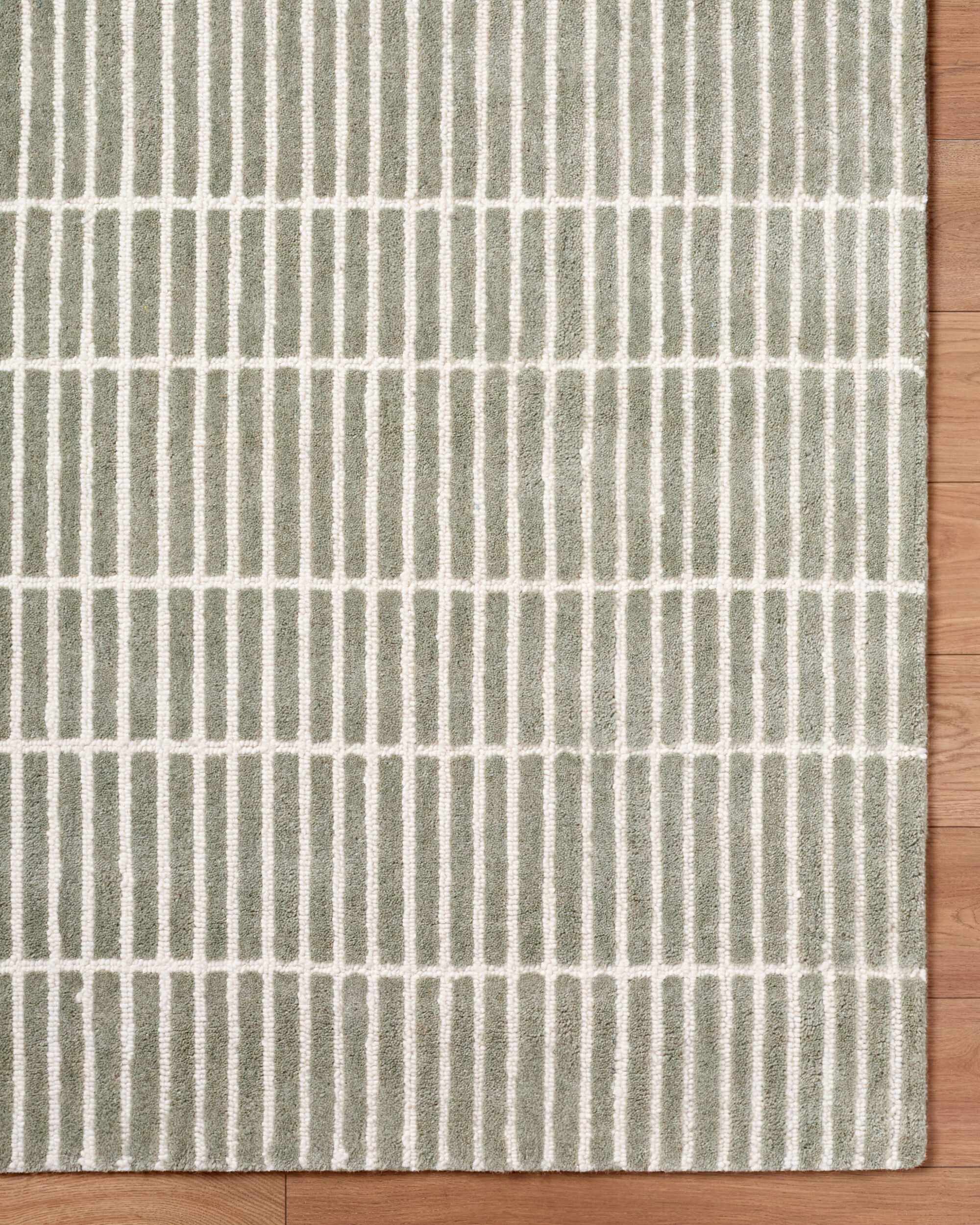 Finial Olive Wool Area Rug by Boutique Rugs