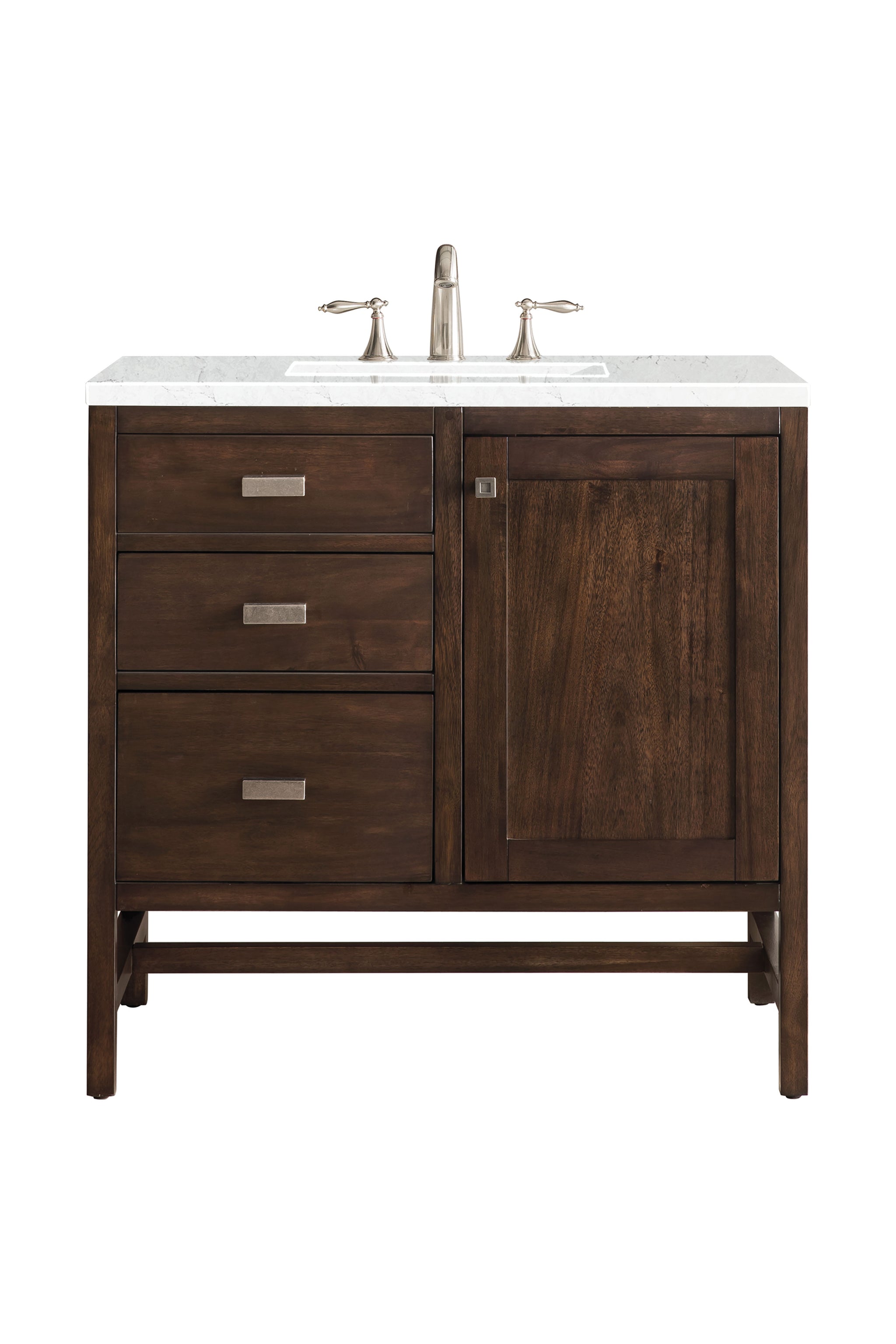 James Martin Addison 36" Single Bathroom Vanity, Mid-Century Acacia, view 21