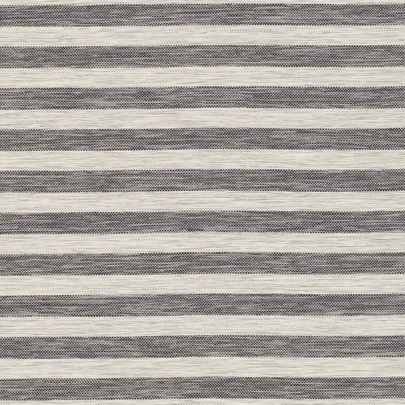 Bongaree Black&Gray Striped Flatweave Outdoor Carpet - Clearance by Boutique Rugs