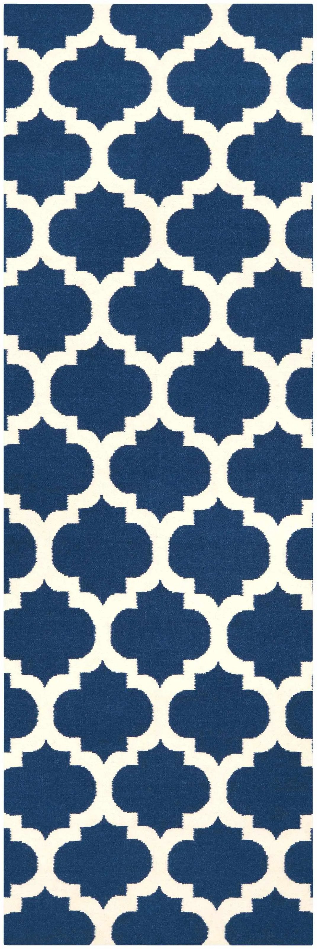 Centenary Navy Wool Area Rug - Clearance, photo 3 of 10