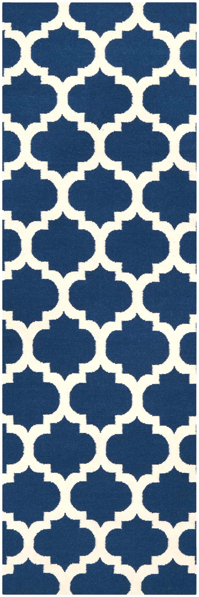 Centenary Navy Wool Area Rug - Clearance by Boutique Rugs
