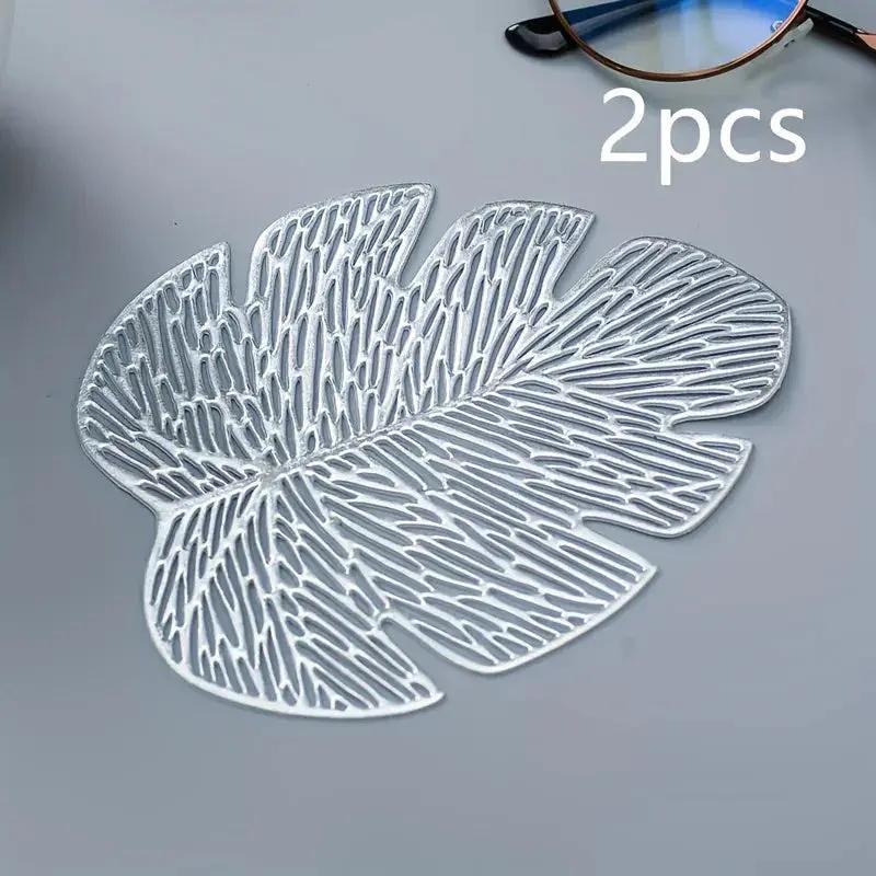 Coasters - Banana Leaf Ceramic Set by House Of Avana