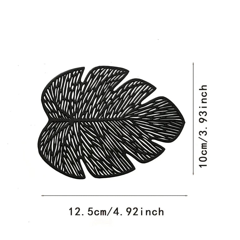 Coasters - Banana Leaf Ceramic Set by House Of Avana