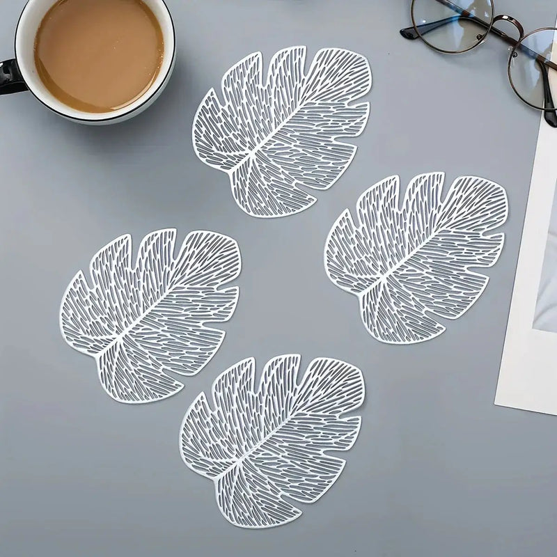 Coasters - Banana Leaf Ceramic Set by House Of Avana