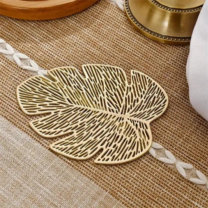 Coasters - Banana Leaf Ceramic Set by House Of Avana