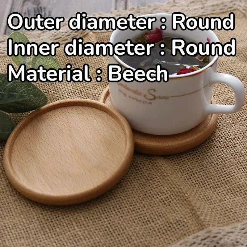 Coasters - Heat Resistant Walnut Wood Square by House Of Avana