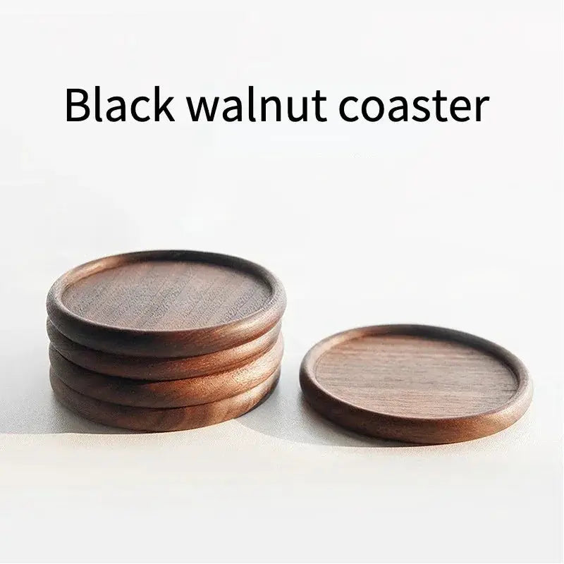Coasters - Heat Resistant Walnut Wood Square by House Of Avana