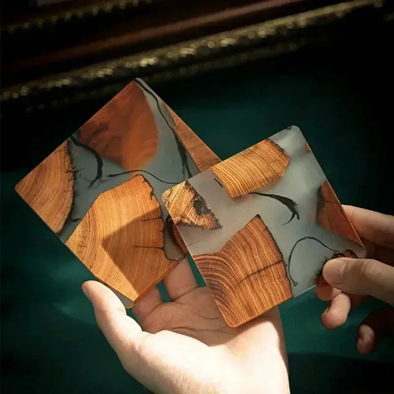 Coasters - Modern Wood Set by House Of Avana