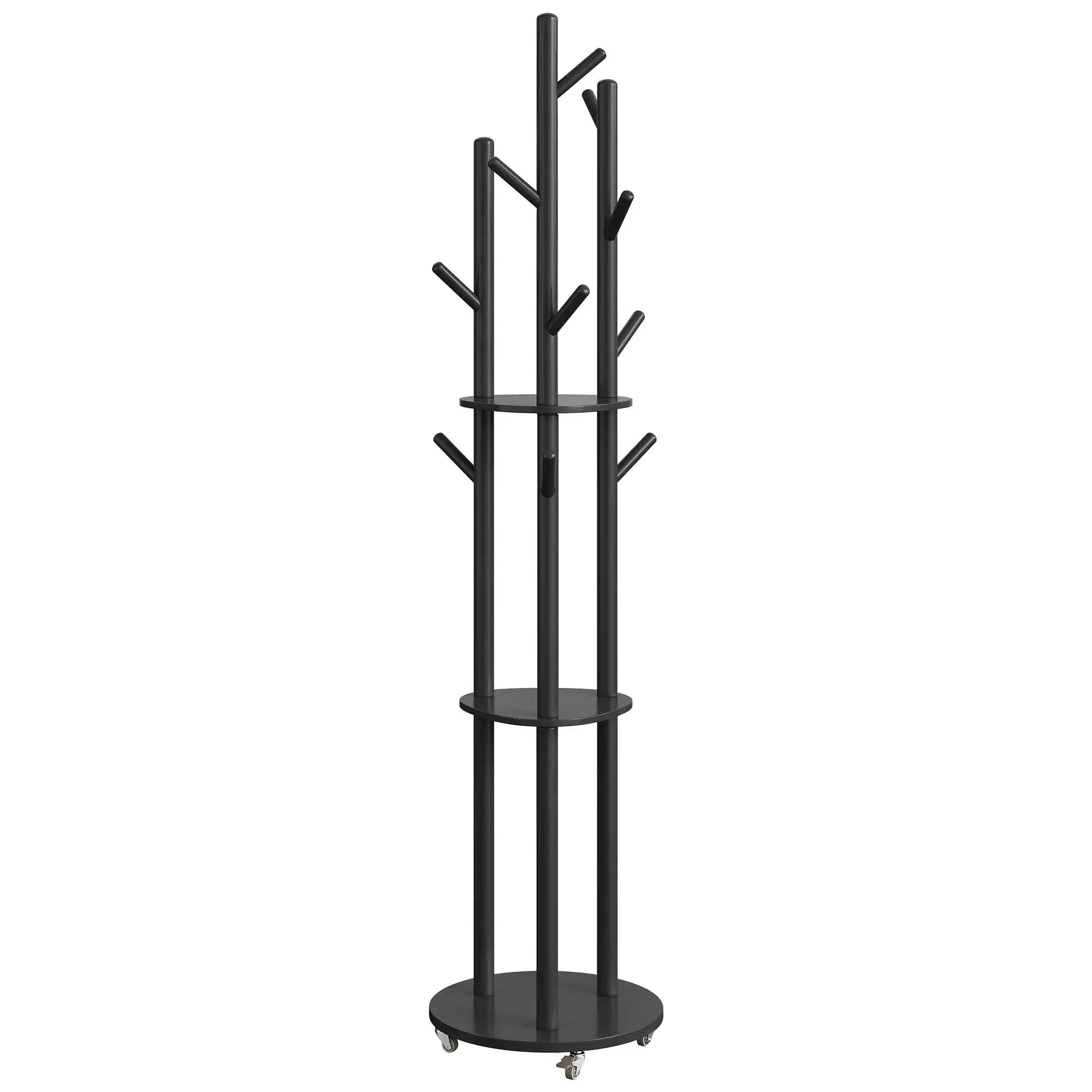 Coat Rack - Adjustable Metal Compact by House Of Avana