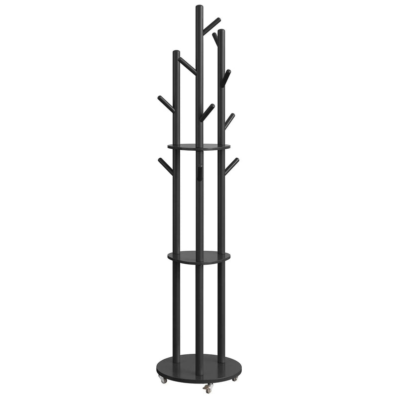 Coat Rack - Adjustable Metal Compact by House Of Avana