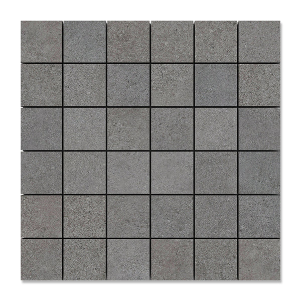 Cobblestone Dark 2x2 Porcelain Mosaics 12x12