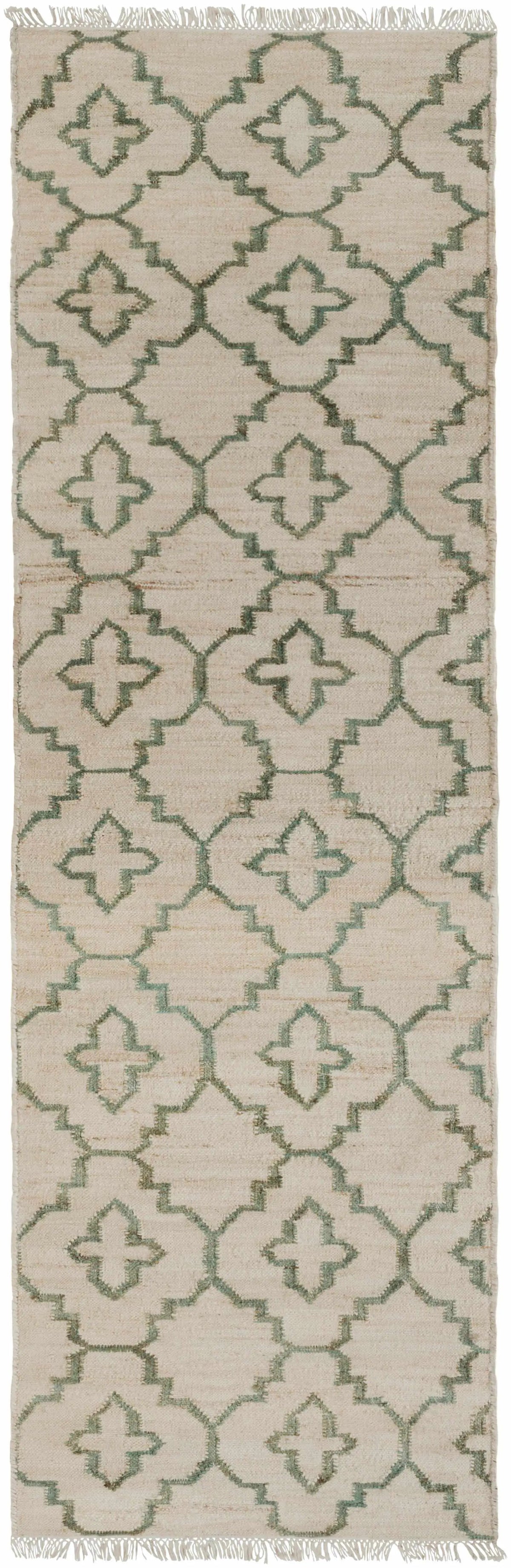 Coffeyville Handcrafted Fringed Jute Carpet - Clearance, photo 3 of 5