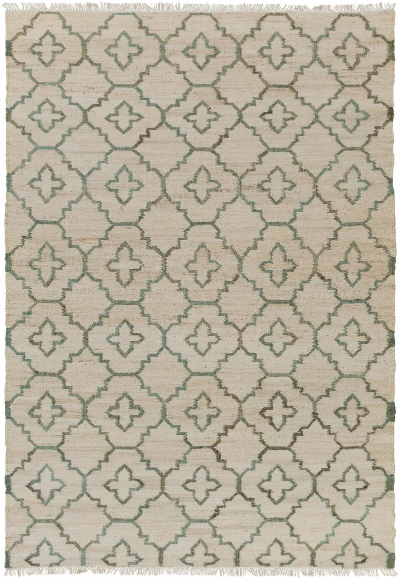 Coffeyville Handcrafted Fringed Jute Carpet - Clearance by Boutique Rugs
