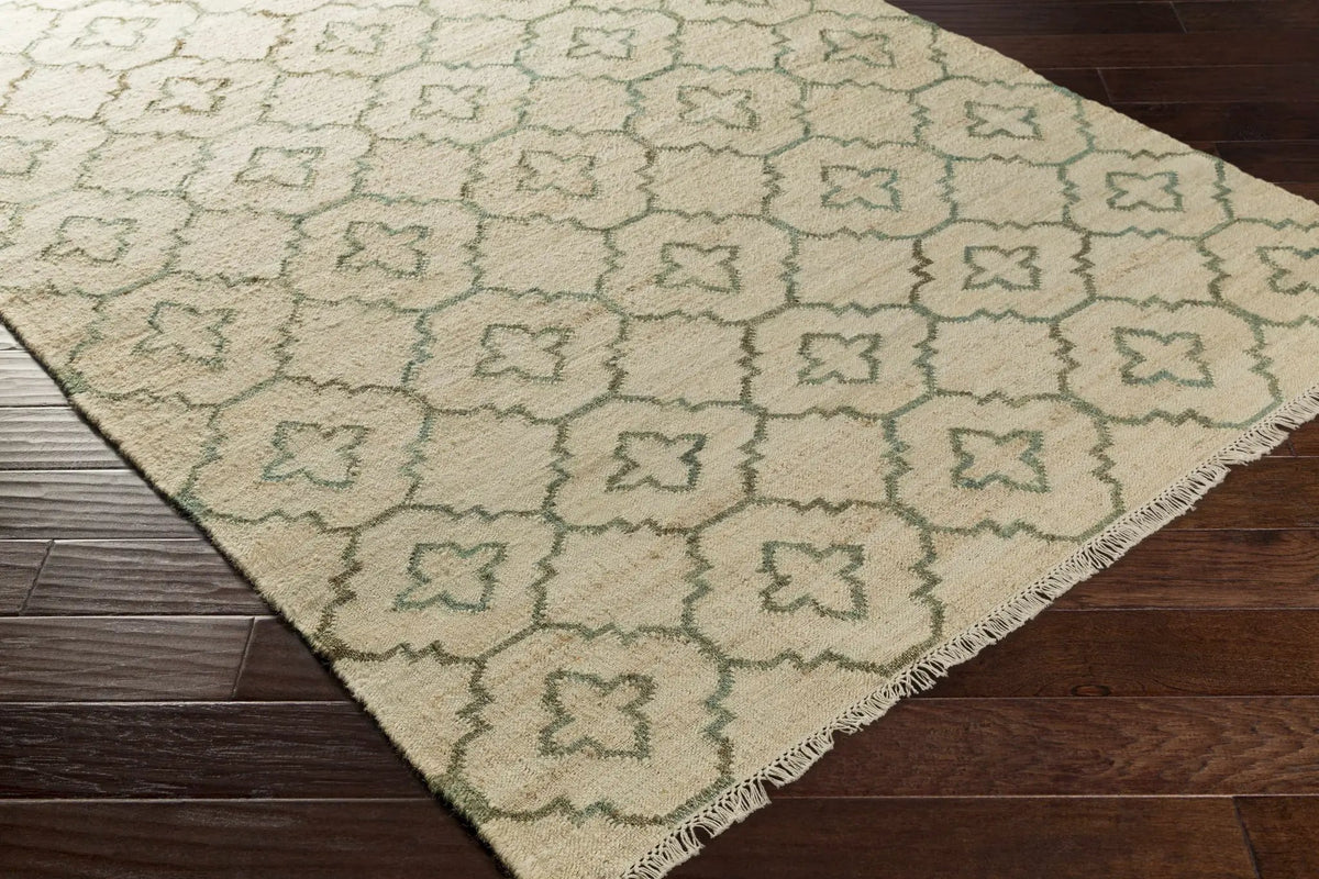 Coffeyville Handcrafted Fringed Jute Carpet - Clearance, photo 2 of 5