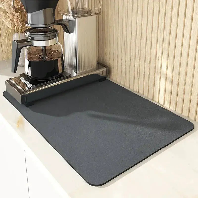Coffee Mat - Super Absorbent Rubber by House Of Avana