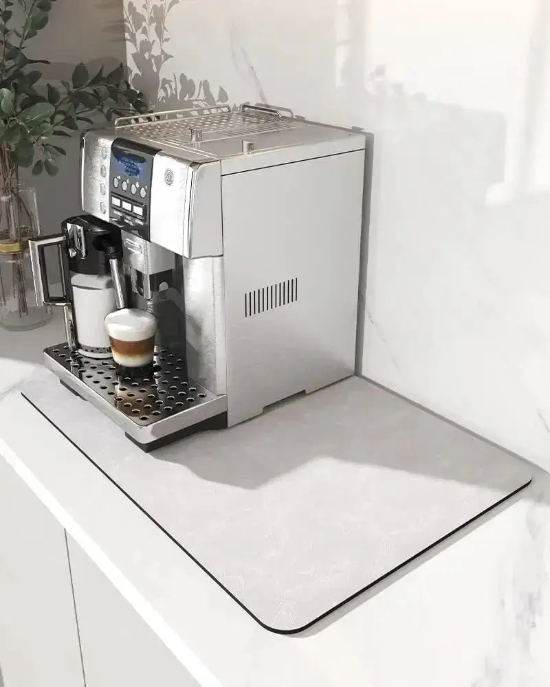 Coffee Mat - Water-Absorbent Rubber Small by House Of Avana