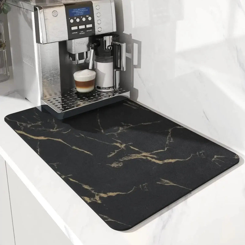 Coffee Mat - Water-Absorbent Rubber Small by House Of Avana