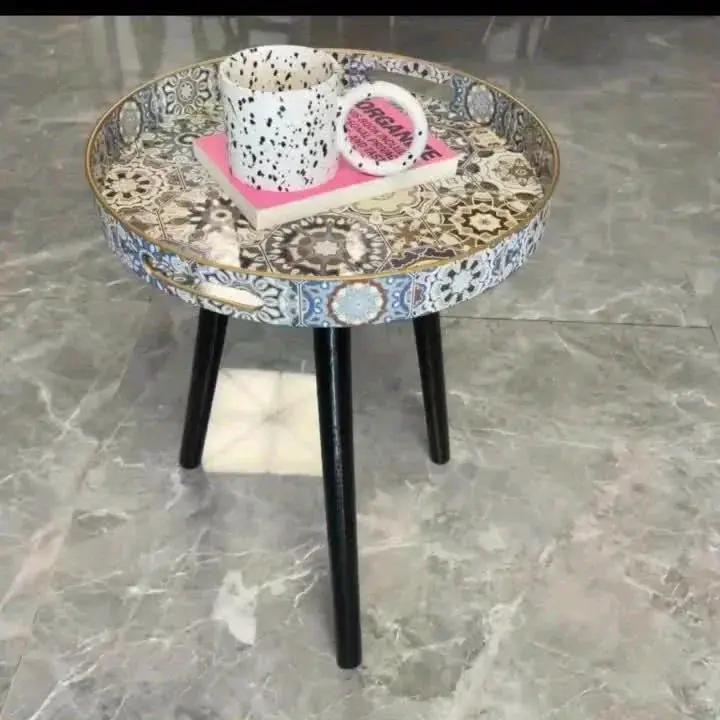 Coffee Table - Detachable Wooden Round by House Of Avana