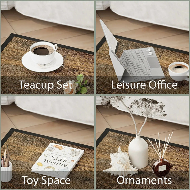 Coffee Table - Minimalist Metal Square by House Of Avana