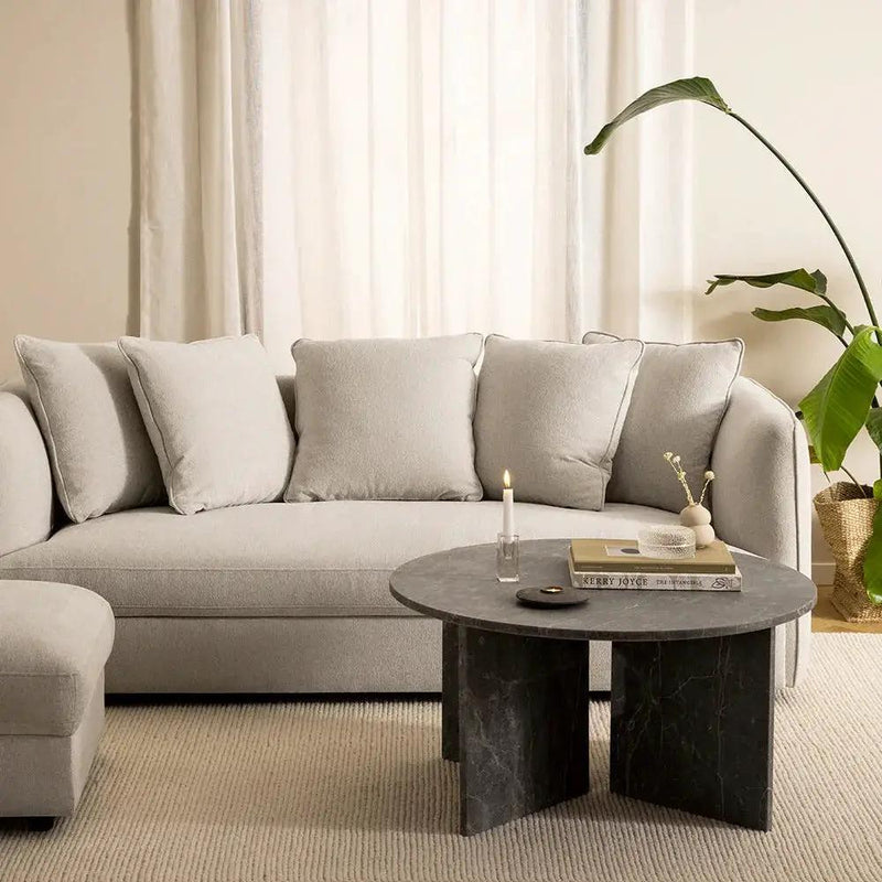 Coffee Table - Modern Marble Round by House Of Avana