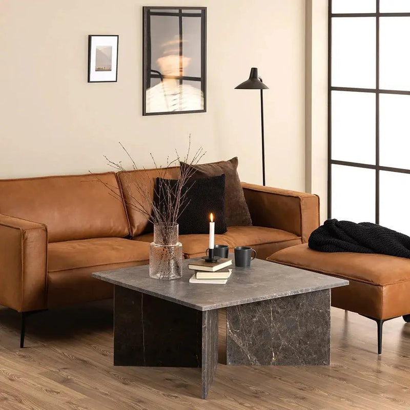Coffee Table - Modern Marble Round by House Of Avana