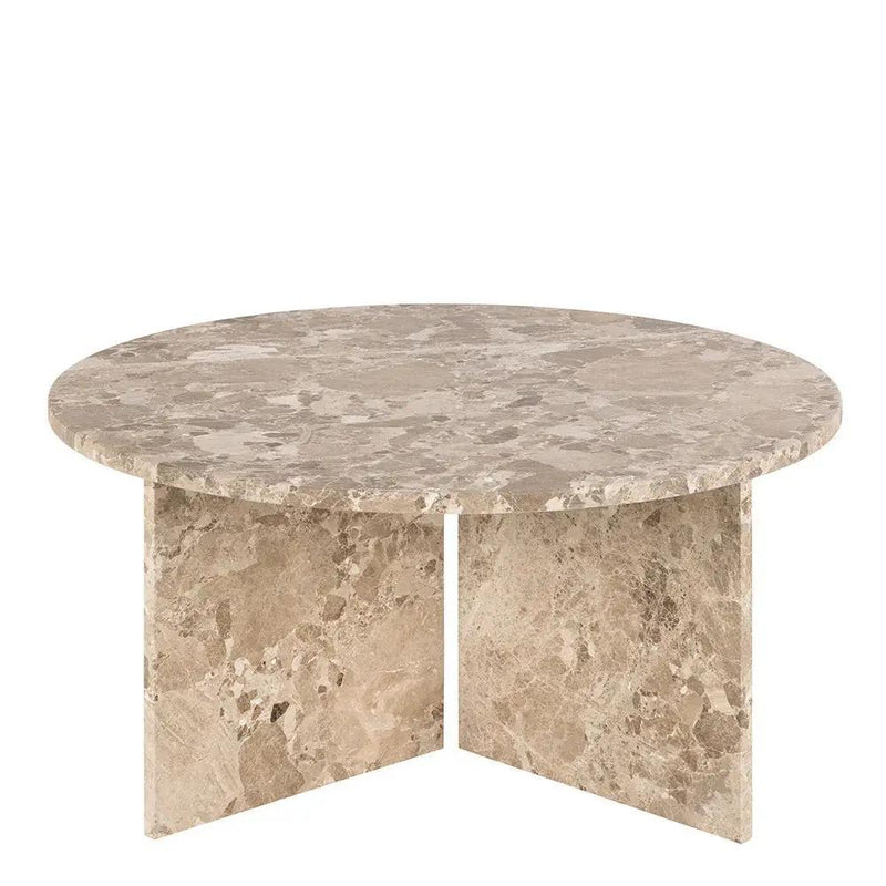 Coffee Table - Modern Marble Round by House Of Avana