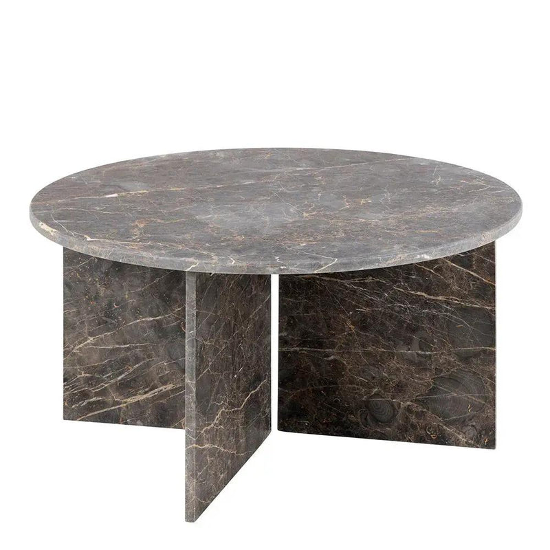 Coffee Table - Modern Marble Round by House Of Avana