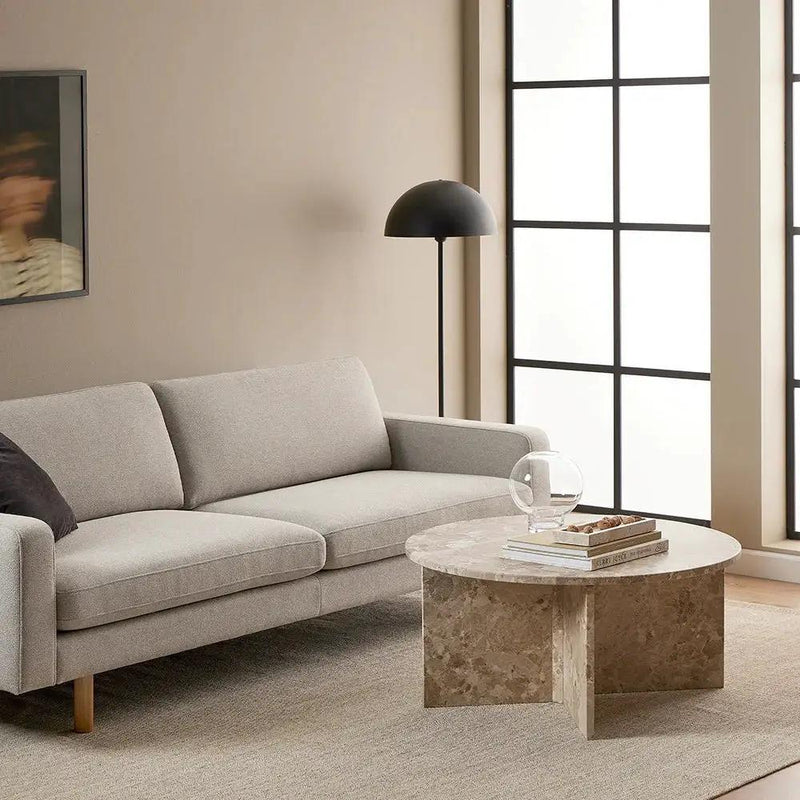 Coffee Table - Modern Marble Round by House Of Avana