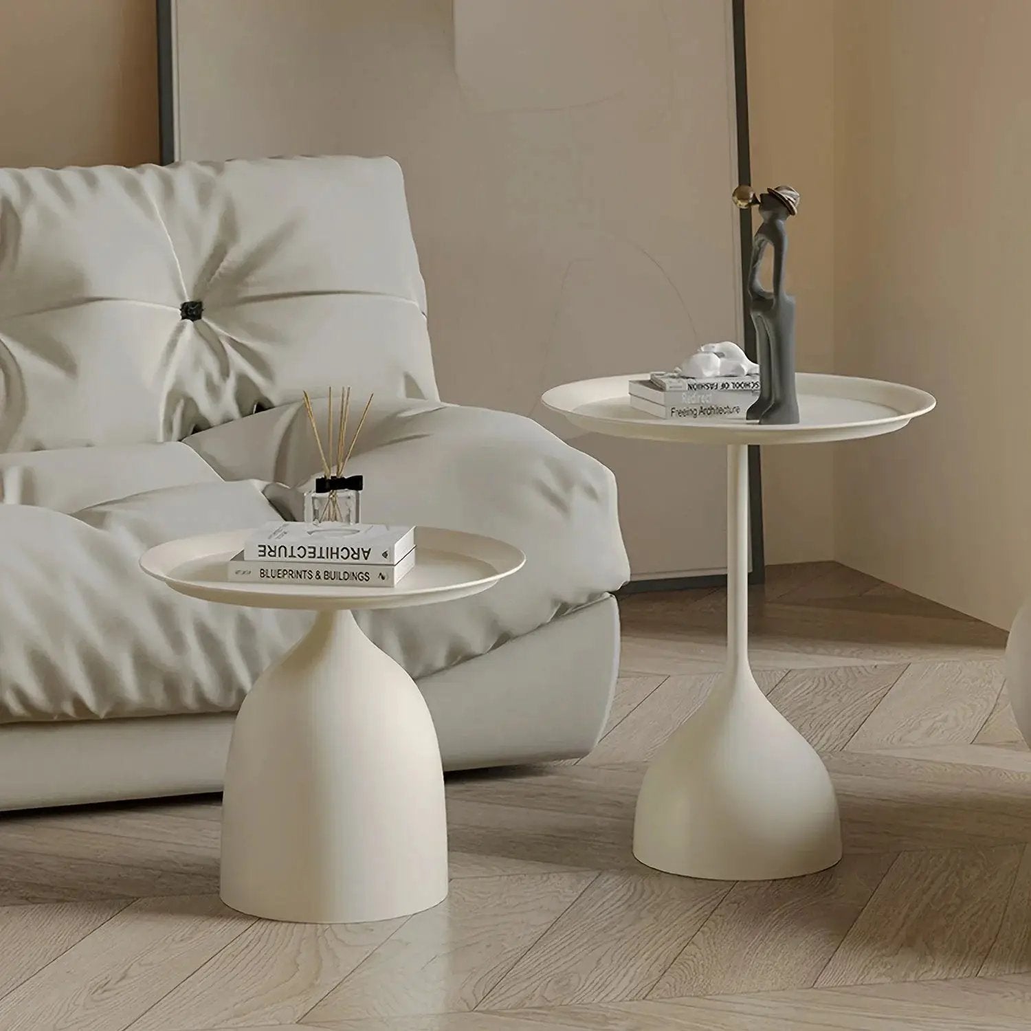 Coffee Table - Modern Metal Round by House Of Avana