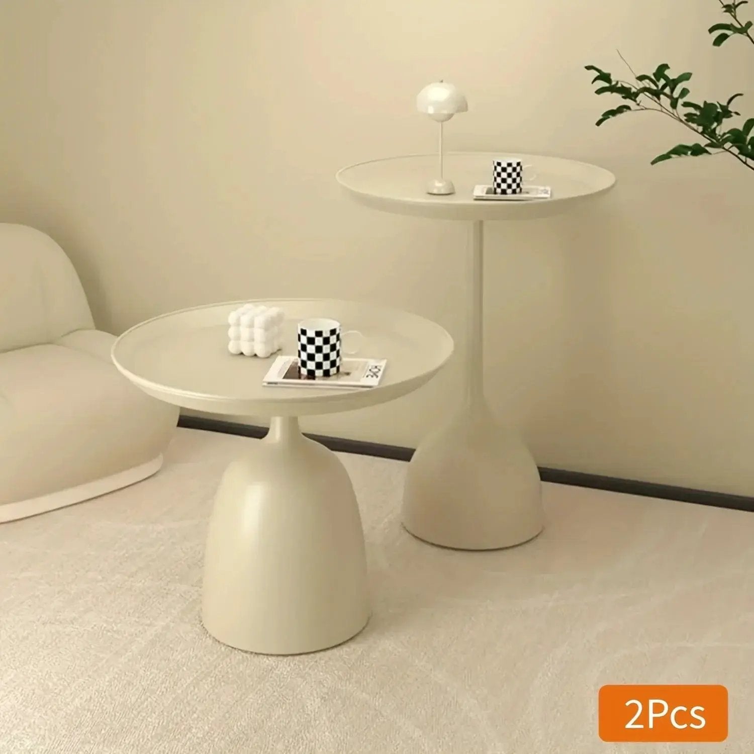 Coffee Table - Modern Metal Round by House Of Avana