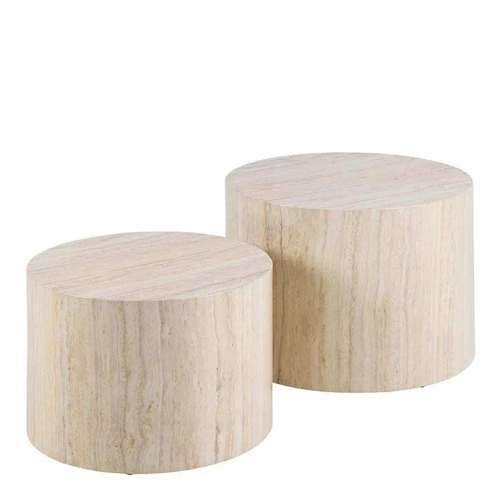 Coffee Table - Modern Wooden Round by House Of Avana