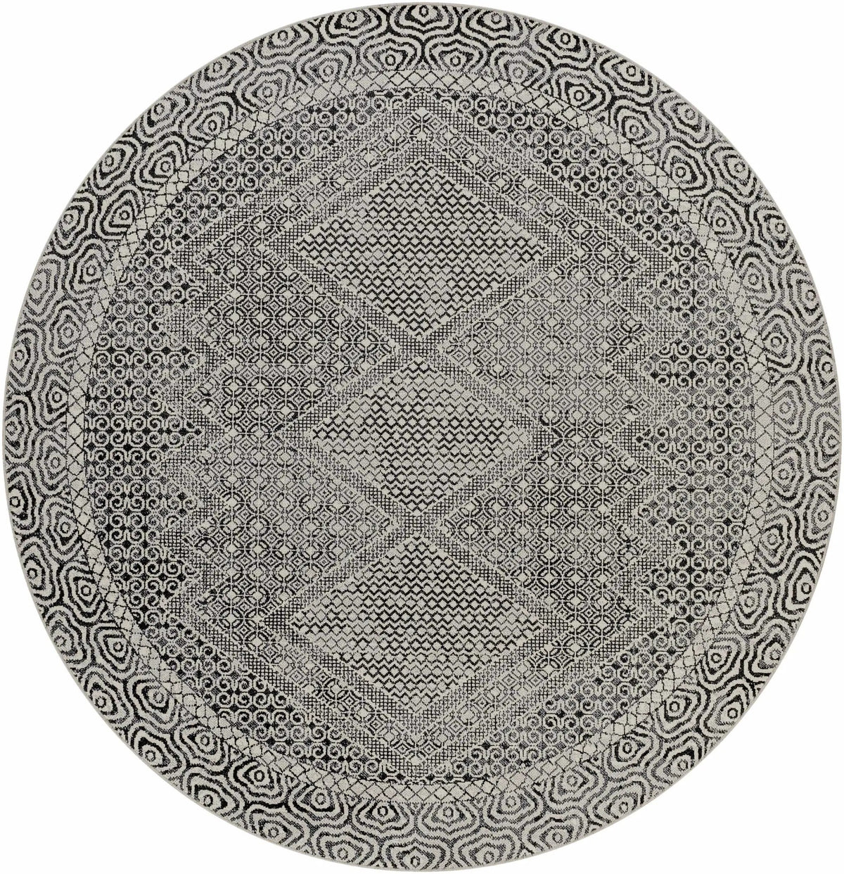 Coledale Black & White Washable Rug - Clearance, photo 13 of 21