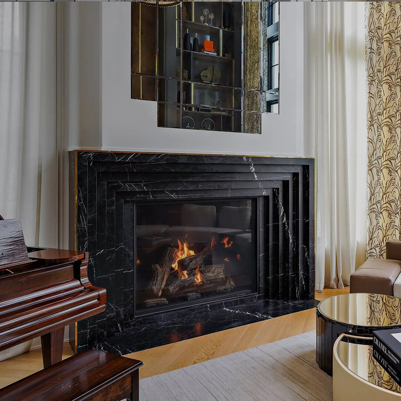 Colossus Fireplace by Zicana Boutique