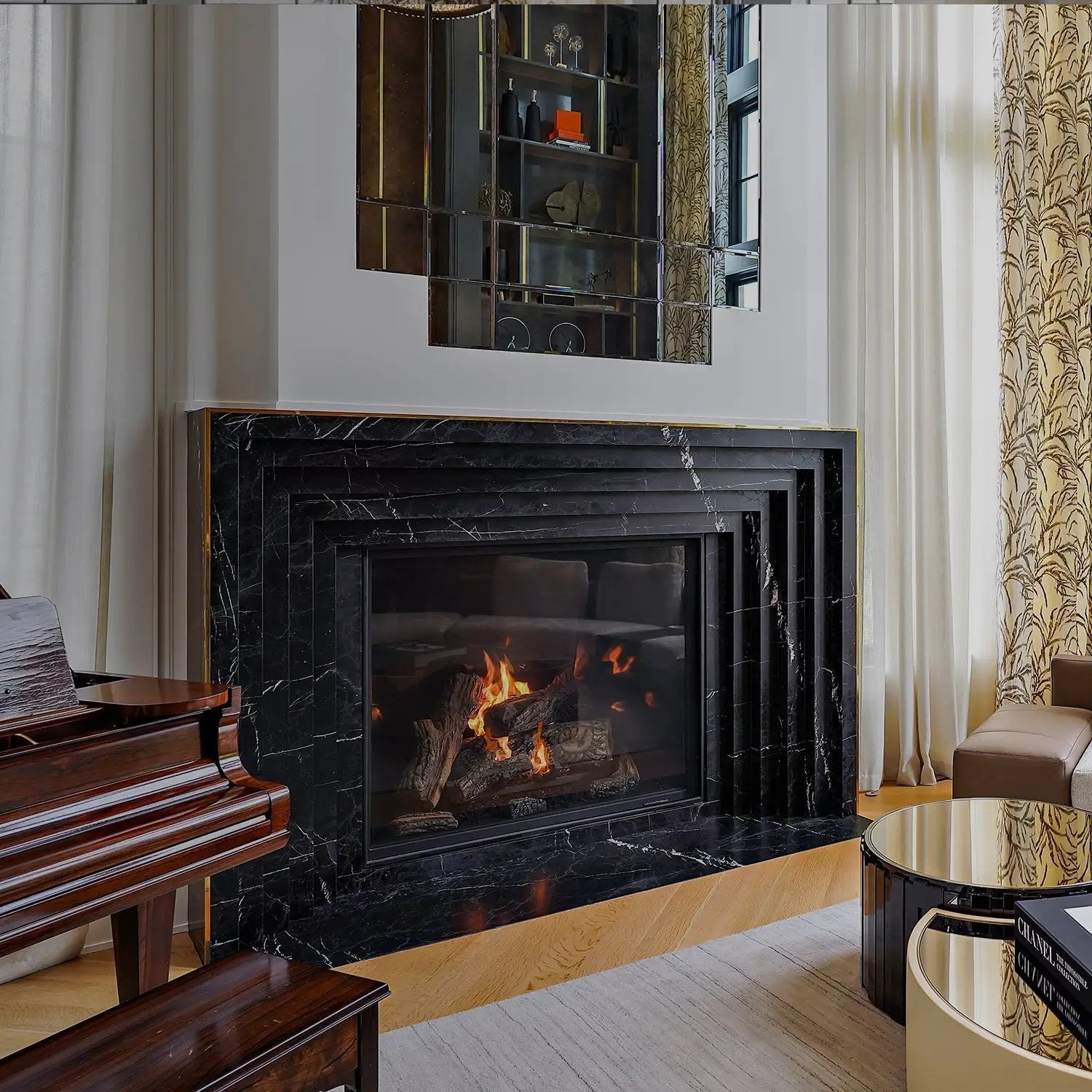 Colossus Fireplace by Zicana Boutique