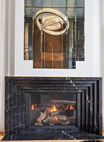 Colossus Fireplace by Zicana Boutique