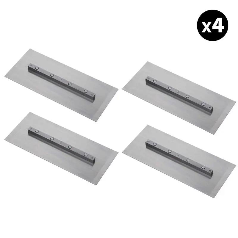 Set of 4 - 6″ x 18″ Replacement Finishing Trowel Blade Bar Mount for Tomahawk 46" Power Trowels by Tomahawk Power
