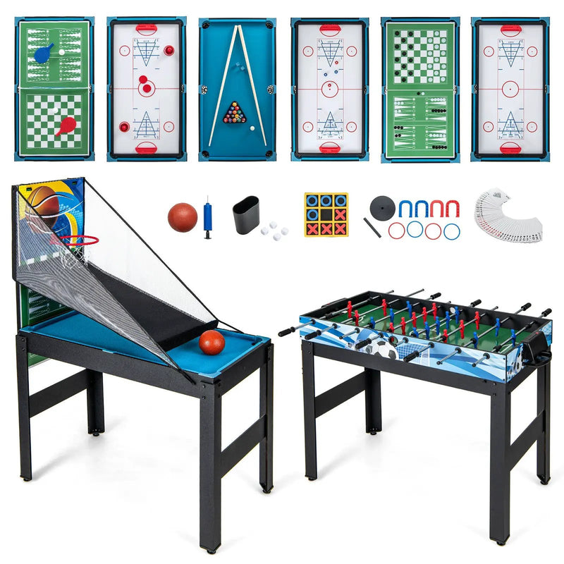 14-in-1 Combo Game Table Set Multi Game Table with Foosball by DirectDeals