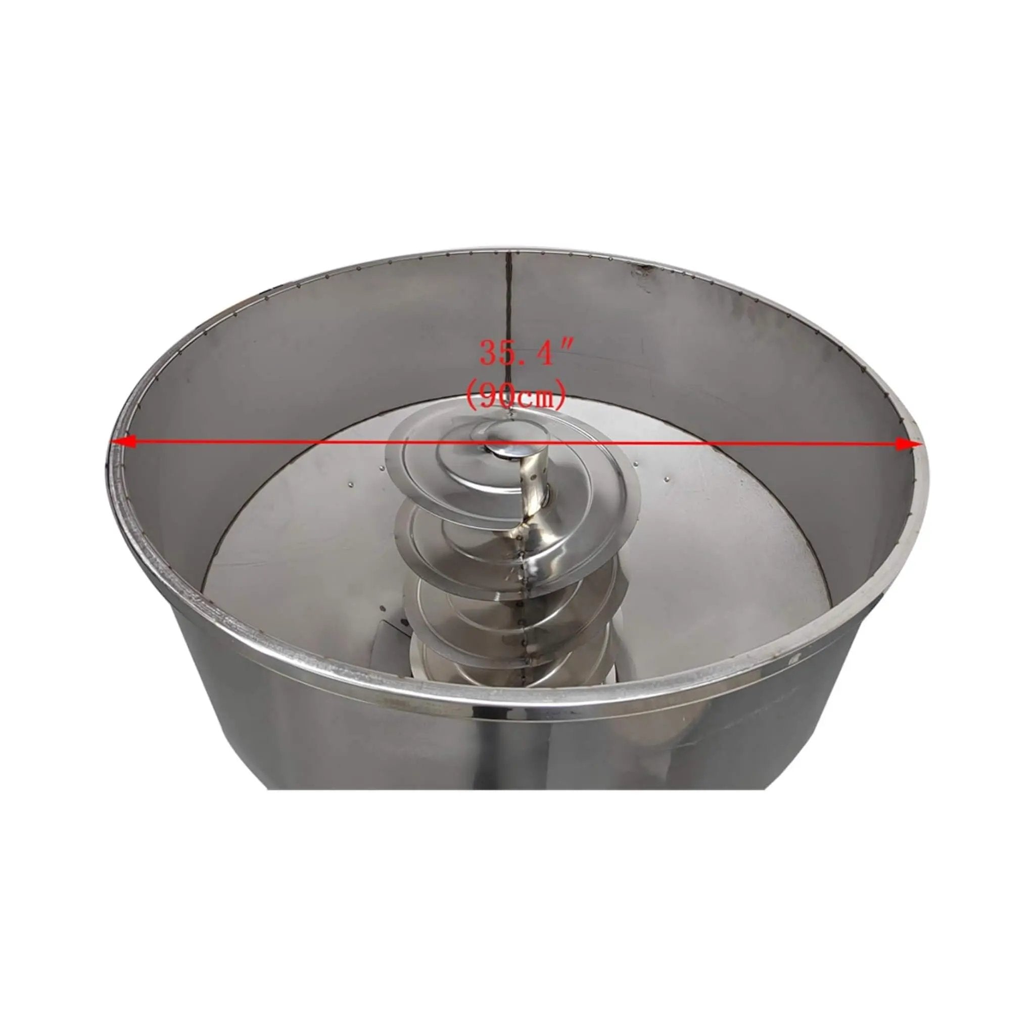 Commercial 110V 4KW Stainless Steel Vertical Feed Mixer Blender [NO PLUG] (SAK40326) by SAKSBY WHOLESALE