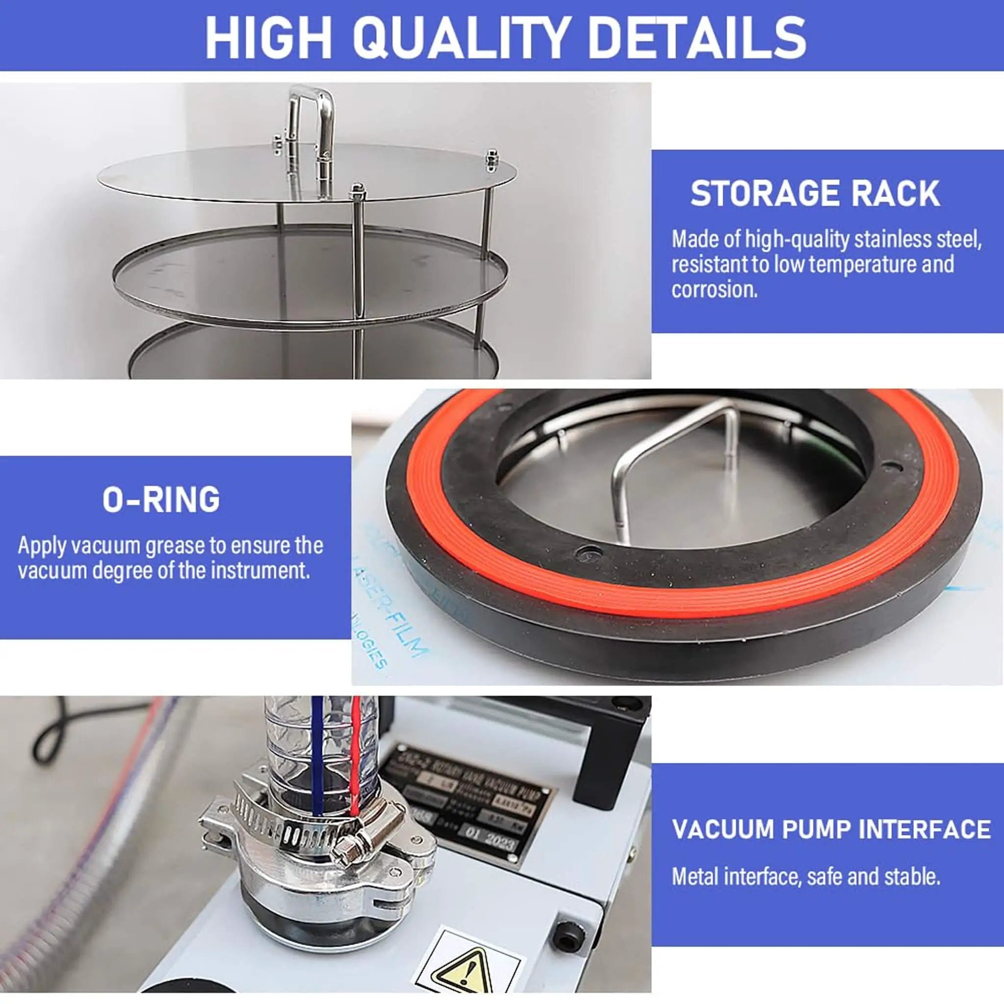 Commercial -60°C Laboratory Vacuum Freeze Dryer With Pre Cooling (SAK74152) by SAKSBY WHOLESALE