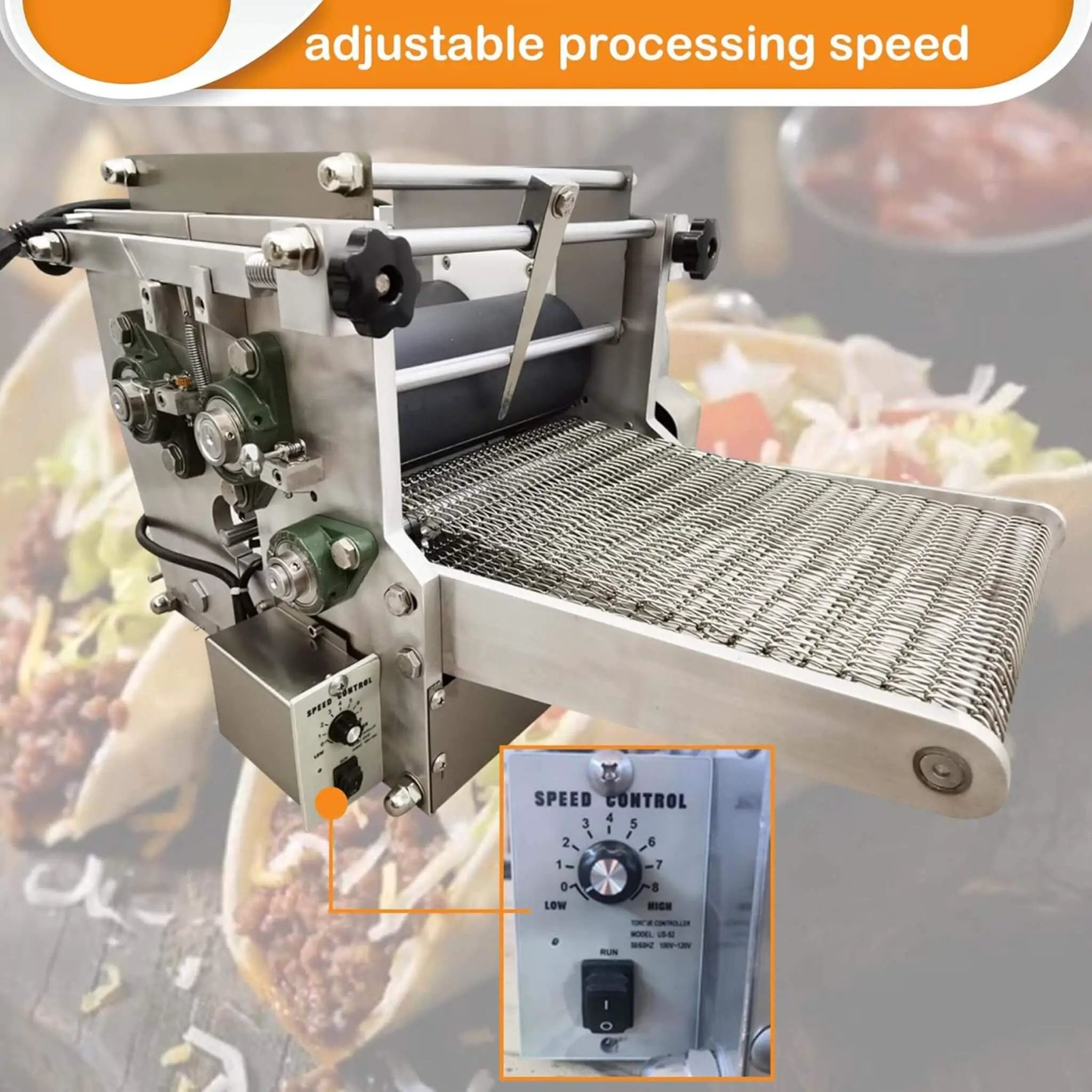 Heavy-Duty Commercial Automatic Corn Tortilla Making Machine (SAK60513) by SAKSBY WHOLESALE