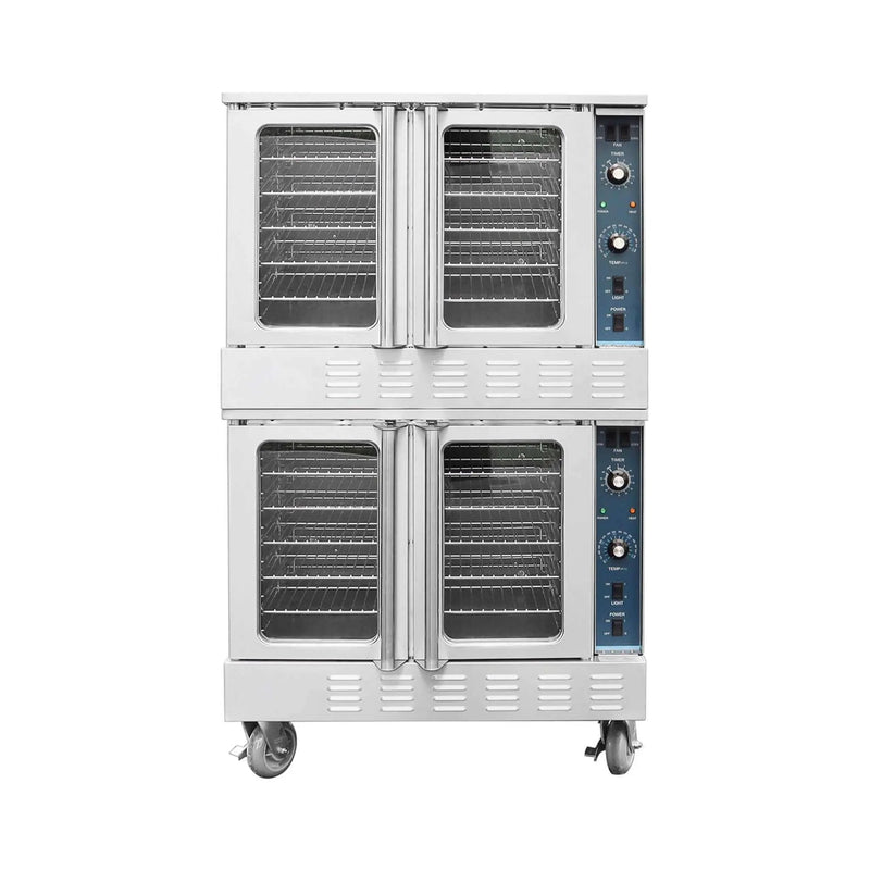 Commercial Full-Size Natural Gas/Propane Double-Stacked Convection Oven (SAK60914) by SAKSBY WHOLESALE
