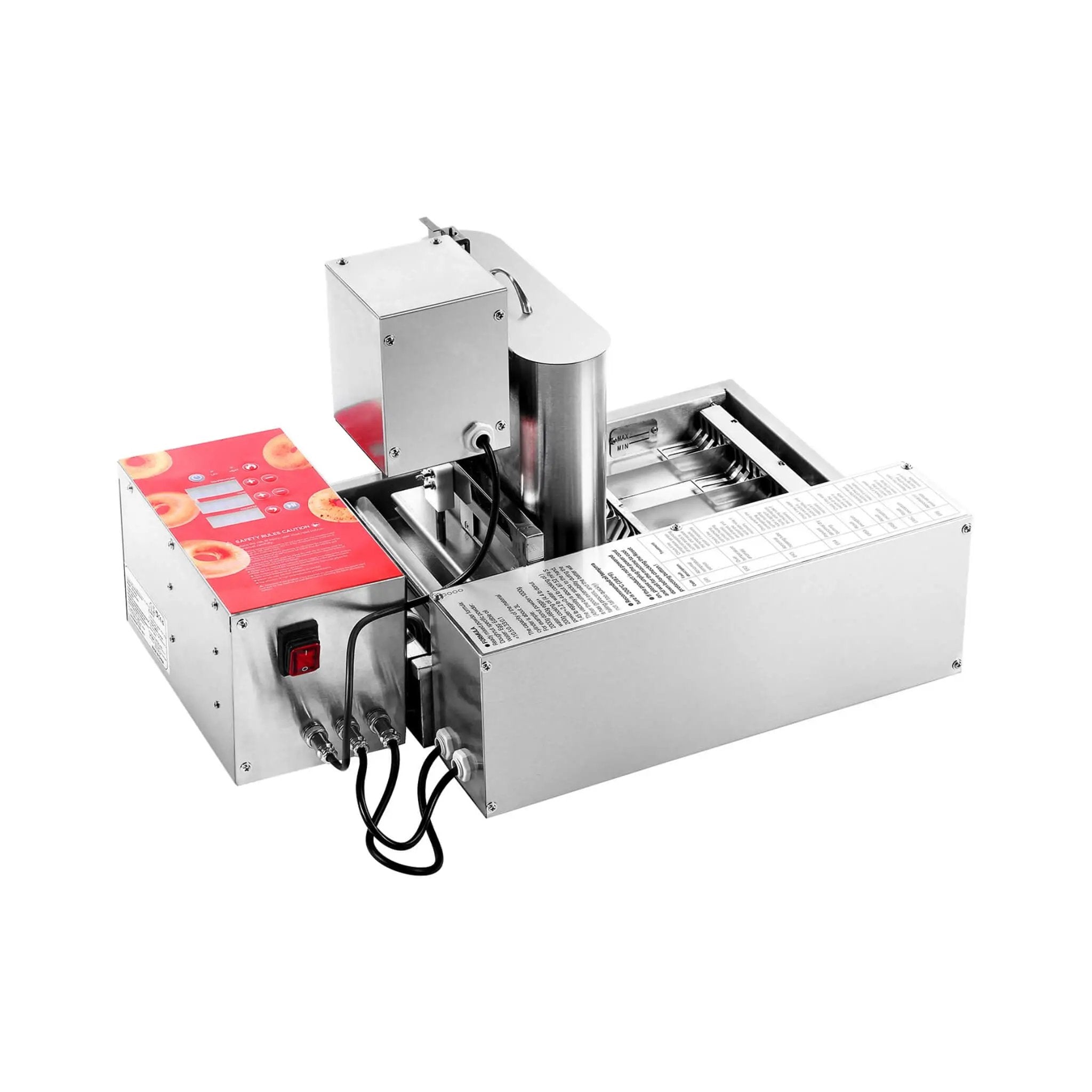 Commercial Fully-Automatic 4-Row Stainless Steel Donut Maker Machine (SAK96740) by SAKSBY WHOLESALE