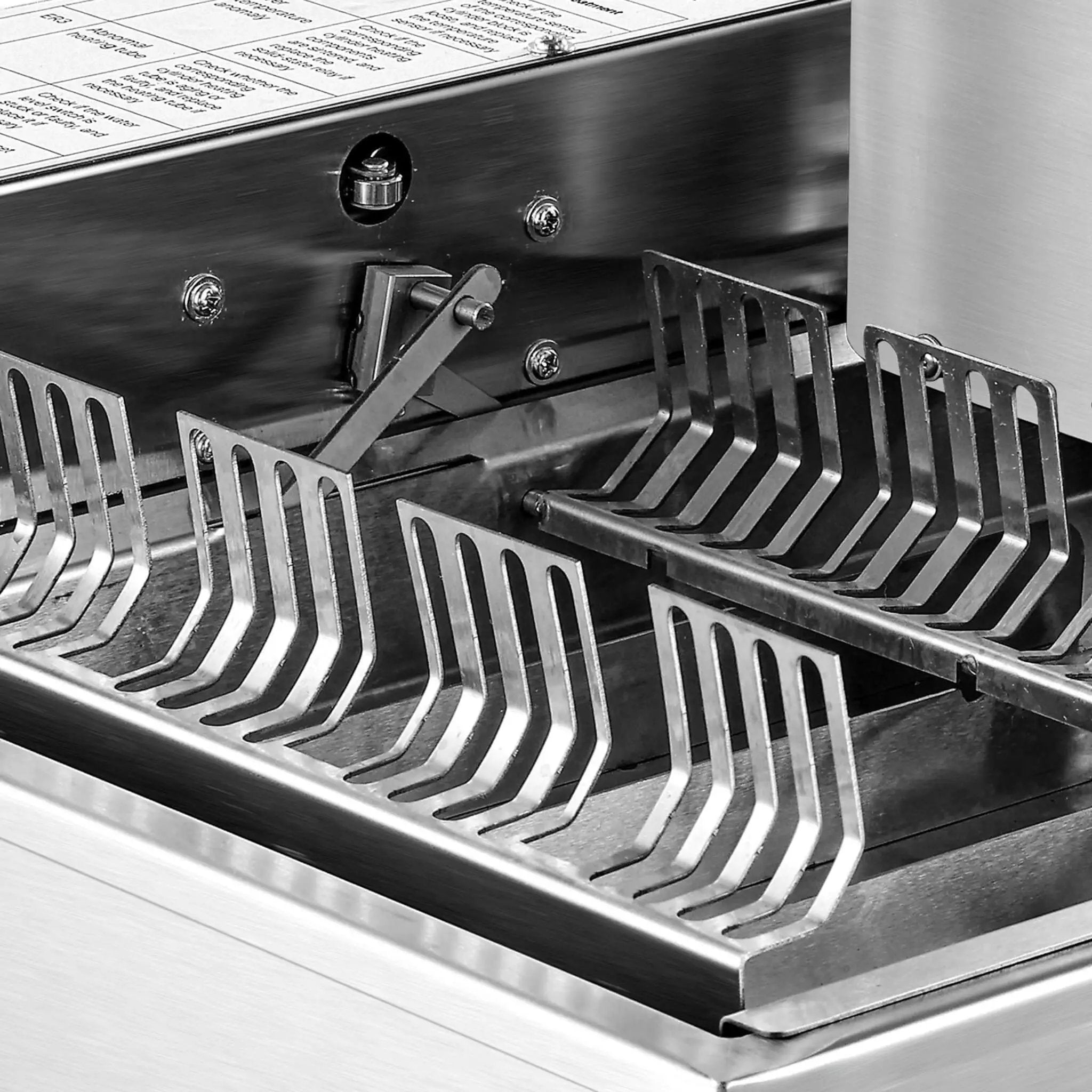 Commercial Fully-Automatic 4-Row Stainless Steel Donut Maker Machine (SAK96740) by SAKSBY WHOLESALE