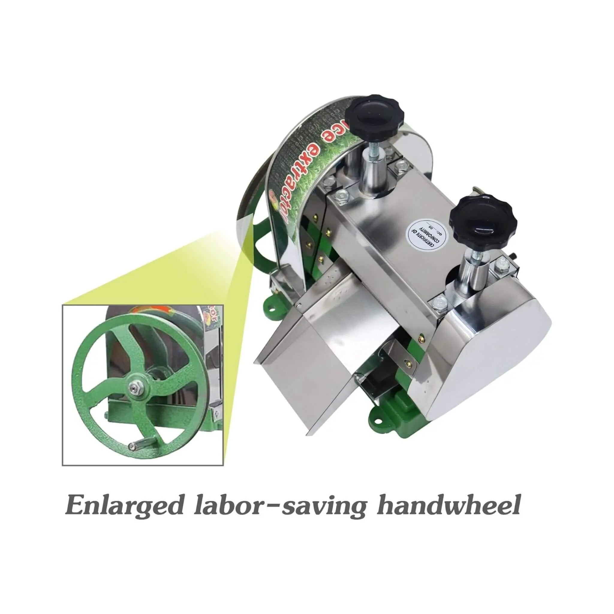 Heavy-Duty Commercial Manual Stainless Steel Sugar Cane Juicer (SAK81426) by SAKSBY WHOLESALE